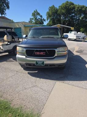 Blue 2000 GMC Sierra 1500 SLT Extended Cab