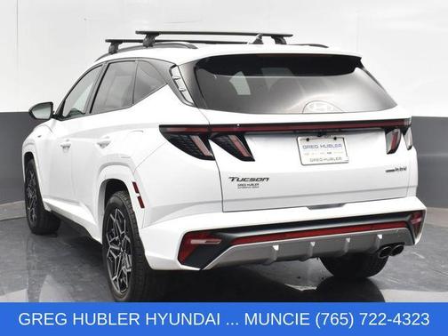 White Pearl 2024 Hyundai TUCSON Hybrid N Line