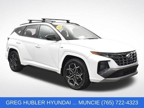 White Pearl 2024 Hyundai TUCSON Hybrid N Line