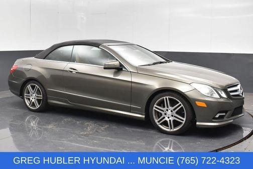 Gray 2011 Mercedes-Benz E-Class E 550 Cabriolet
