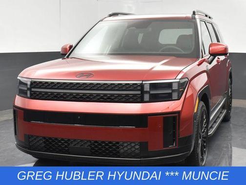 Red 2026 Hyundai SANTA FE HEV Calligraphy AWD