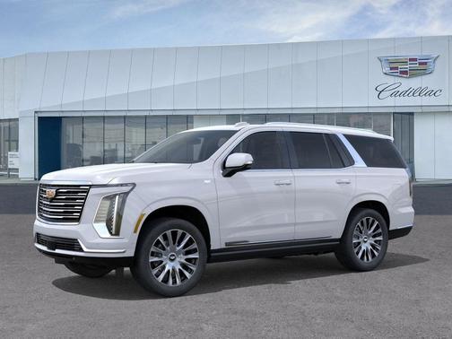 Vibrant White Tricoat 2026 Cadillac Escalade Sport Platinum