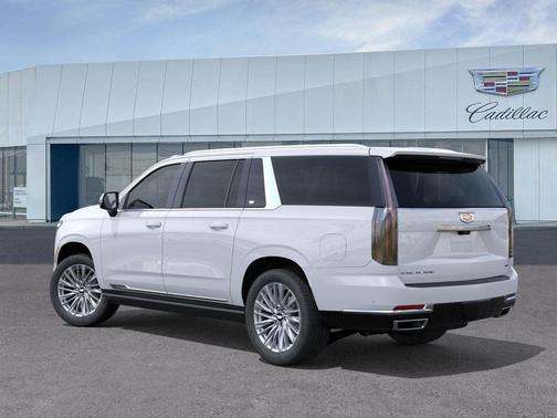 Vibrant White Tricoat 2026 Cadillac Escalade ESV Luxury