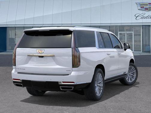 Vibrant White Tricoat 2026 Cadillac Escalade ESV Luxury