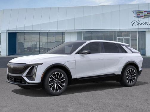 Vibrant White Tricoat 2026 Cadillac LYRIQ Premium Sport
