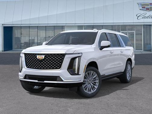 Vibrant White Tricoat 2026 Cadillac Escalade ESV Luxury