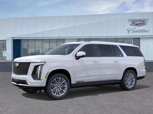 Vibrant White Tricoat 2026 Cadillac Escalade ESV Luxury