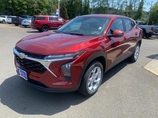 Crimson Metallic 2024 Chevrolet Trax LS