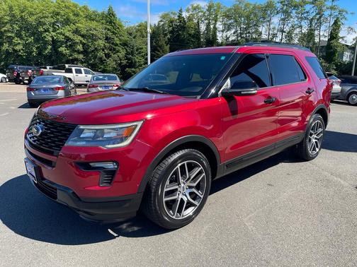 Ruby Red Metallic Tinted Clearcoat 2018 Ford Explorer Sport