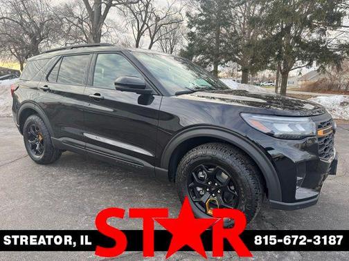 Agate Black Metallic 2026 Ford Explorer Tremor