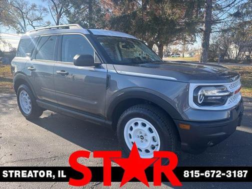 Carbonized Gray Metallic 2025 Ford Bronco Sport Heritage