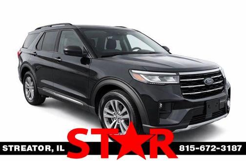 Black Metallic 2025 Ford Explorer Active