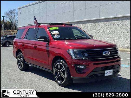 Red 2021 Ford Expedition Limited