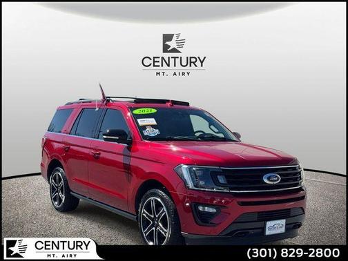 Red 2021 Ford Expedition Limited