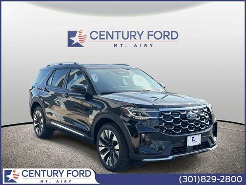 Black 2026 Ford Explorer Platinum