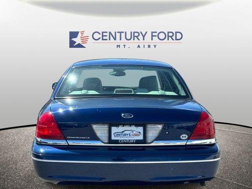 Blue 2004 Ford Crown Victoria LX