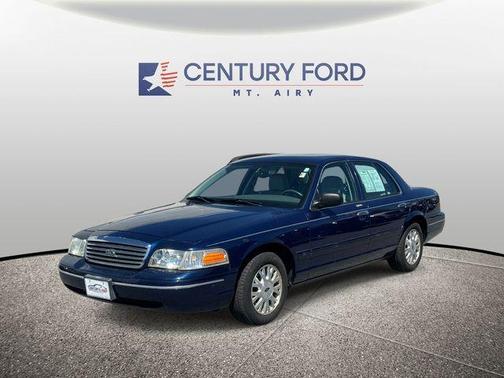Blue 2004 Ford Crown Victoria LX
