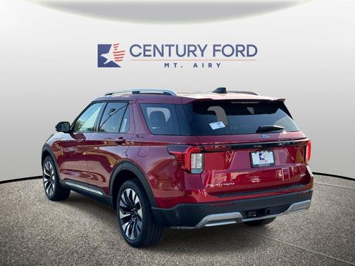 Rapid Red Metallic Tinted Clearcoat 2026 Ford Explorer Platinum