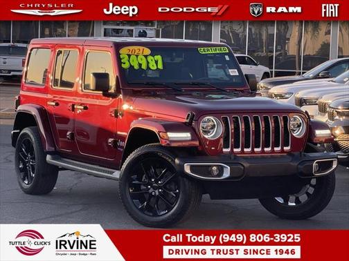 2021 Jeep Wrangler Unlimited 4xe Unlimited Sahara 4x4