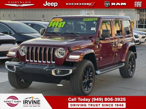2021 Jeep Wrangler Unlimited 4xe Unlimited Sahara 4x4