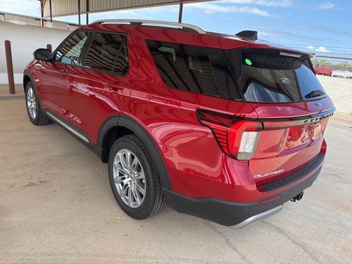 Rapid Red Metallic Tinted Clearcoat 2026 Ford Explorer Platinum
