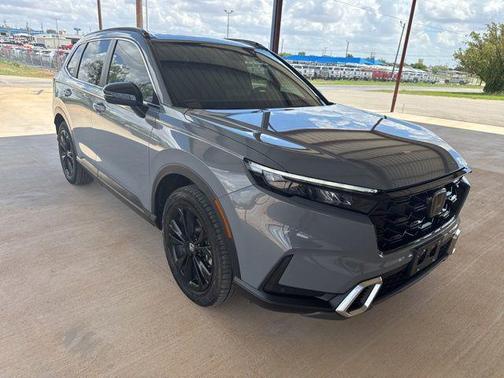 Gray 2025 Honda CR-V Hybrid Sport Touring AWD