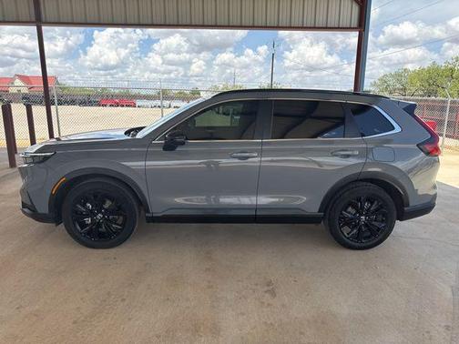 Gray 2025 Honda CR-V Hybrid Sport Touring AWD