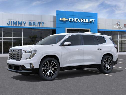 Glacier White Tricoat 2026 GMC Acadia Denali