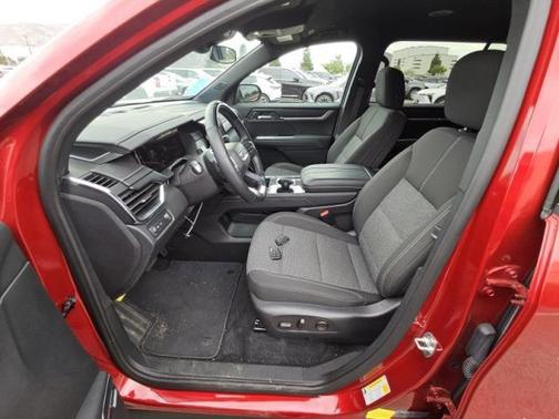 Volcanic Red Tintcoat 2025 GMC Acadia FWD Elevation