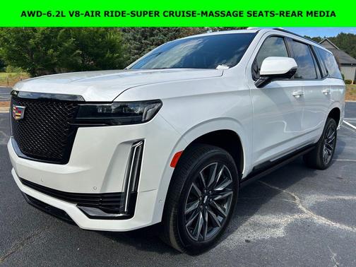 Crystal White Tricoat 2023 Cadillac Escalade Sport Platinum