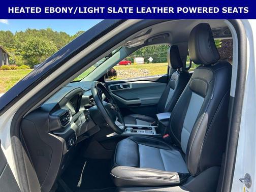 Star White Metallic Tri-Coat 2023 Ford Explorer XLT
