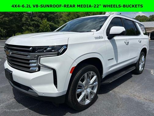 Summit White 2024 Chevrolet Tahoe 4WD High Country