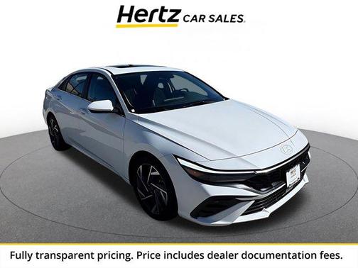 Serenity White 2025 Hyundai ELANTRA SEL