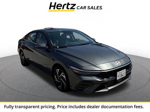 Amazon Gray 2025 Hyundai ELANTRA HEV Limited