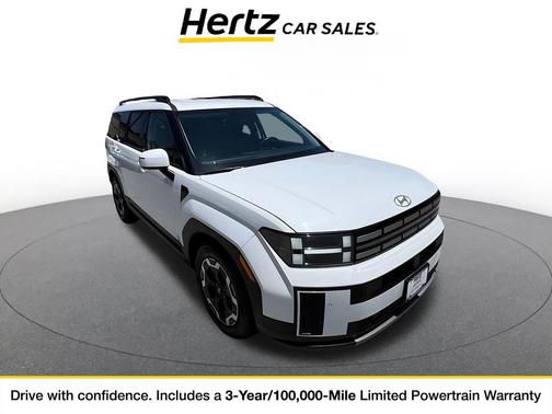 Serenity White 2025 Hyundai SANTA FE SEL 2.4