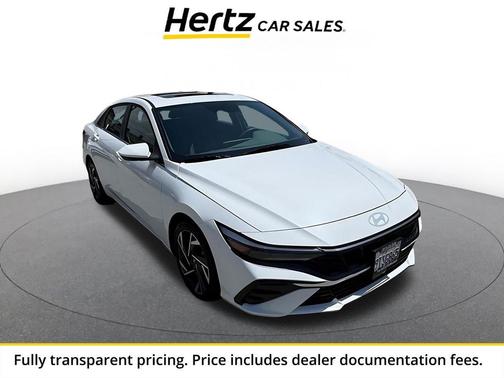 Serenity White 2025 Hyundai ELANTRA SEL