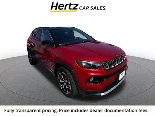 Red Hot Pearlcoat 2025 Jeep Compass Limited