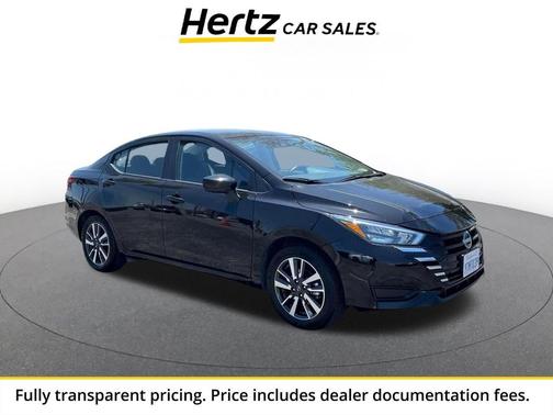 Super Black 2025 Nissan Versa 1.6 SV