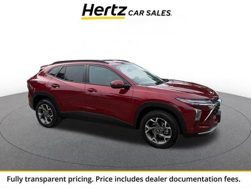 Crimson Metallic 2025 Chevrolet Trax LT