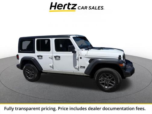Bright White Clearcoat 2025 Jeep Wrangler Sport S