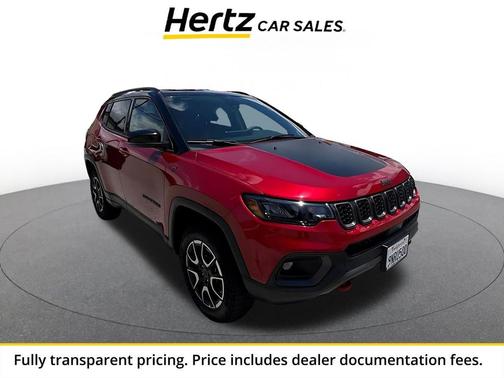 Red Hot Pearlcoat 2025 Jeep Compass Trailhawk