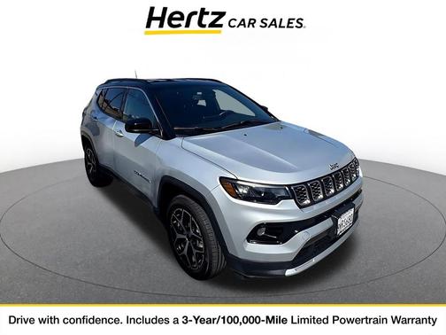 Silver Zynith Metallic Clearcoat 2025 Jeep Compass Limited