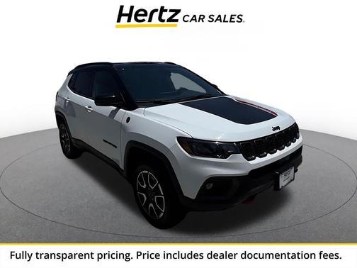 Bright White Clearcoat 2025 Jeep Compass Trailhawk