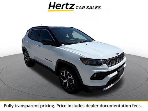 Bright White Clearcoat 2025 Jeep Compass Limited