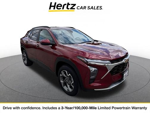 Crimson Metallic 2025 Chevrolet Trax LT
