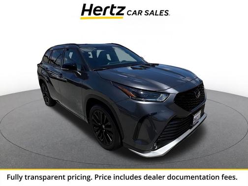Gray 2025 Toyota Highlander XSE