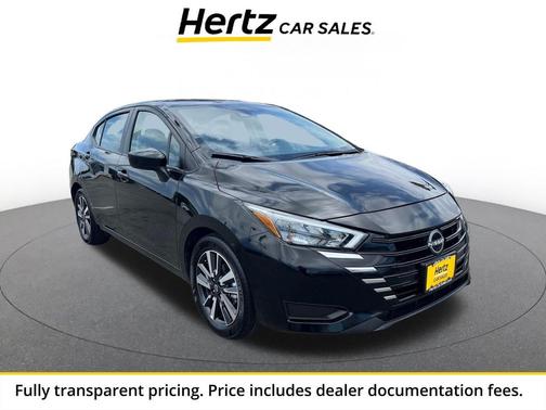 Super Black 2025 Nissan Versa 1.6 SV