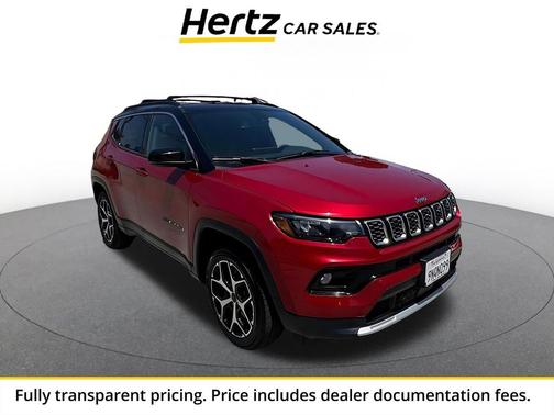 Red Hot Pearlcoat 2025 Jeep Compass Limited