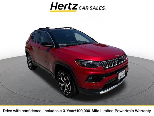 Red Hot Pearlcoat 2025 Jeep Compass Limited