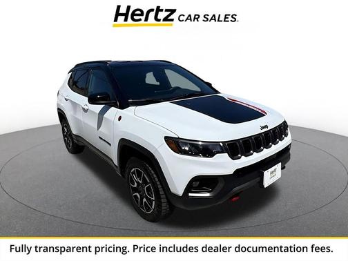 Bright White Clearcoat 2025 Jeep Compass Trailhawk